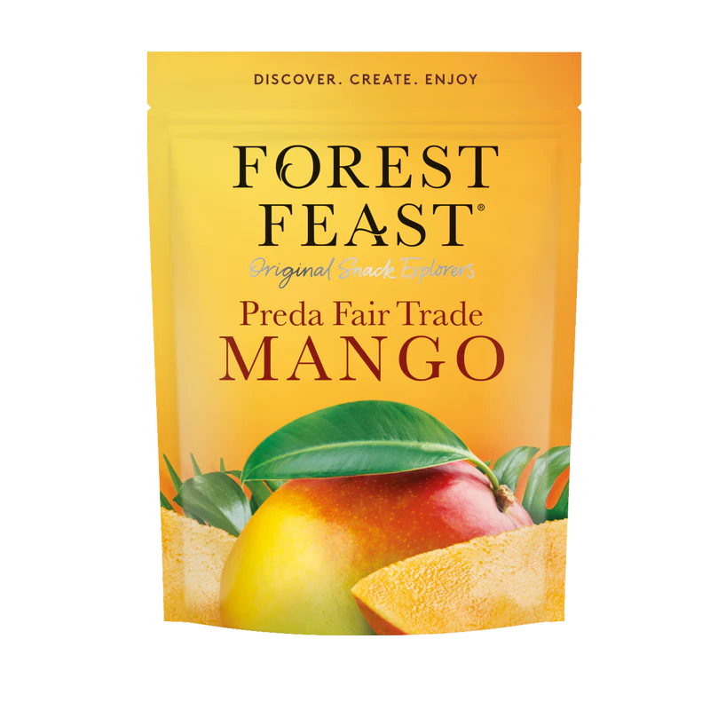 Forest Feast Preda Fair Trade Mango Dried Fruit Snack 100g