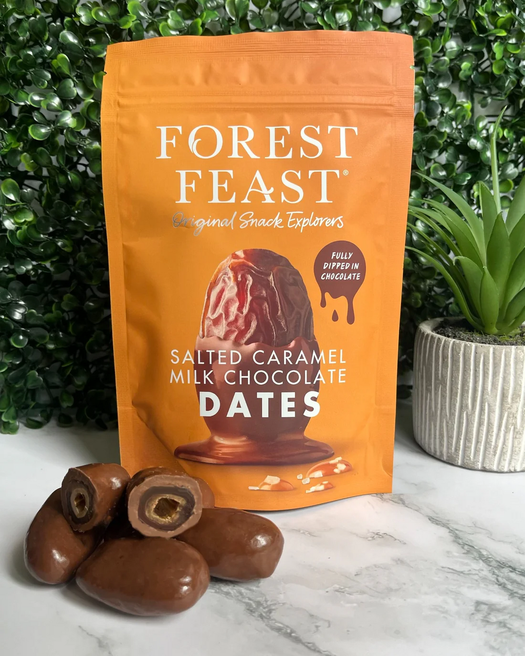 Forest Feast Salted Caramel Milk Chocolate Dates 140g