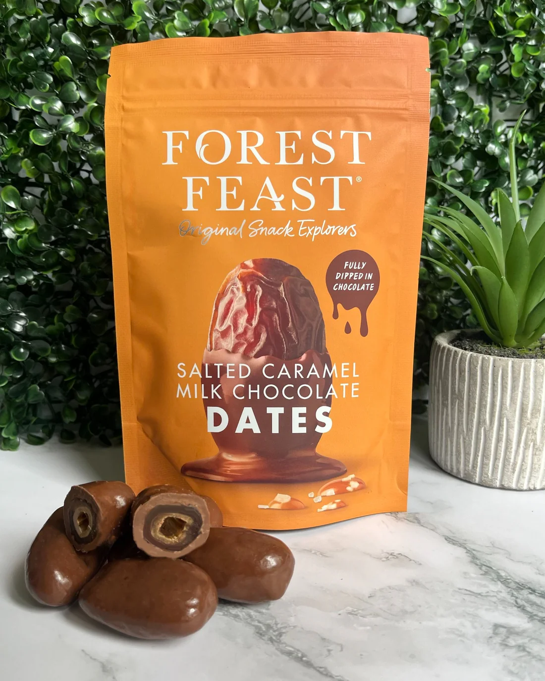 Forest Feast Salted Caramel Milk Chocolate Dates 140g