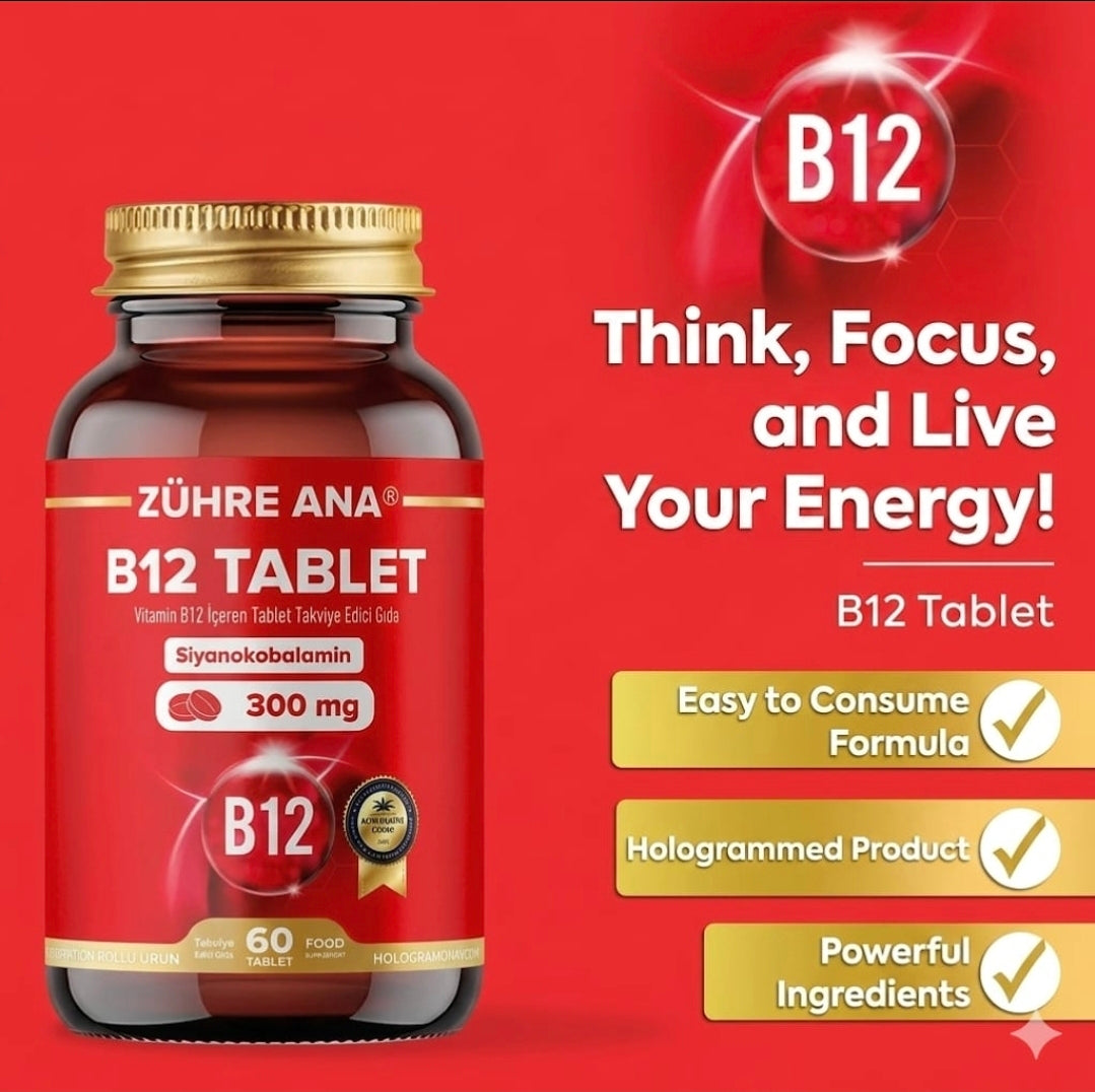 Vitamin B12 Tablet - 60 Tablets
